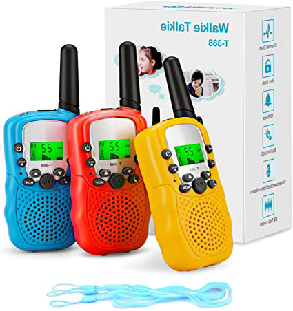 Fansteck 3pcs Walkie Talkie, Walkie