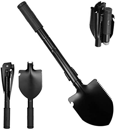 Lixada Pala Plegable Multifuncional Mini