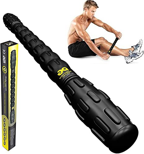 Physix Gear Sport Rodillo Masaje Muscular para Nudos y Puntos gatillo 5m*5cm, el Mejor Rodillo masajeador Espalda, piernas y Gemelos, rulo Masaje Muscular para liberación miofascial y rehabilitación