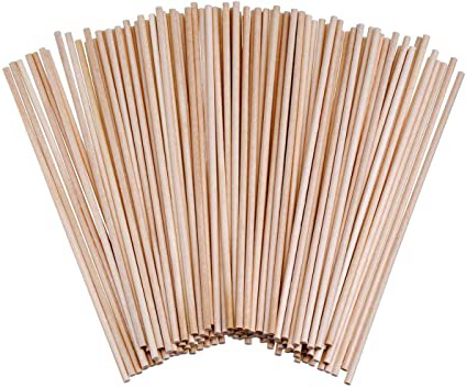 Palitos de madera manualidades/cocinar, 120