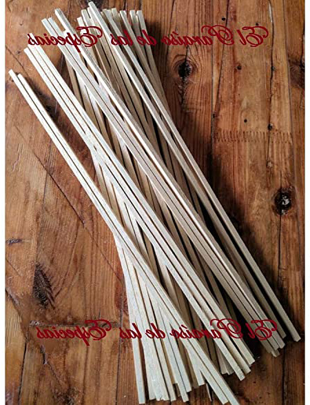 100 Palos de Madera Algodón