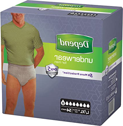 Depend Ropa interior absorbente Absorción