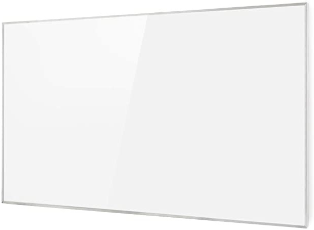 KLARSTEIN Wonderwall Smart - Calefactor por Infrarrojos, Calor Inteligente, Temporizador programable, Tipo de protección IP24, Sin Fase de Calentamiento, 450 W, 50 x 90 cm, Blanco