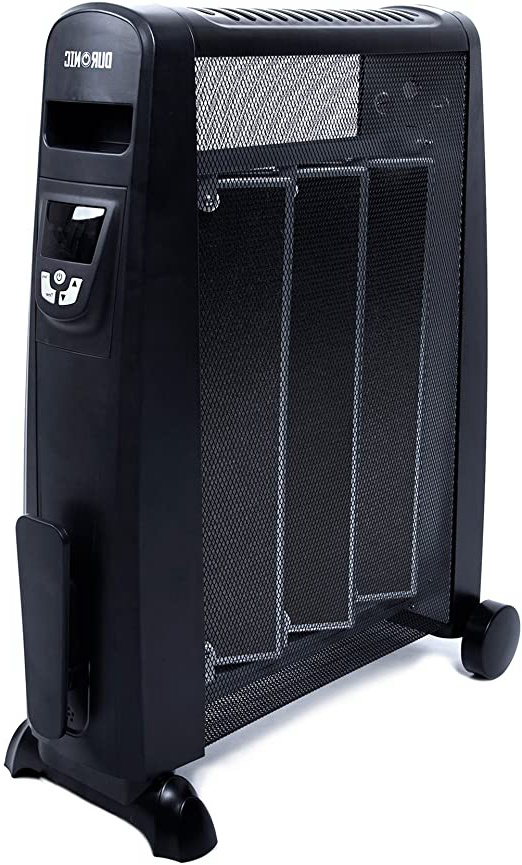 Duronic HV052 Radiador Eléctrico 1500W de Panel de Mica - Estufa sin aceite que calienta en 1 minuto – Control por Pantalla digital - Bajo consumo y ligero