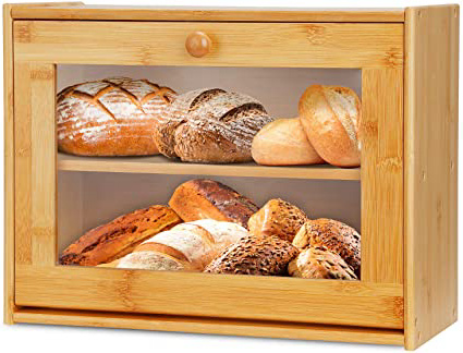 Panera grande de bambú de
