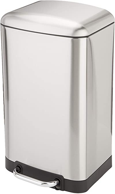 Amazon Basics Rectangle Soft-Close Trash