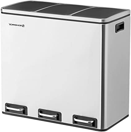 SONGMICS Cubo de Basura, Basurero