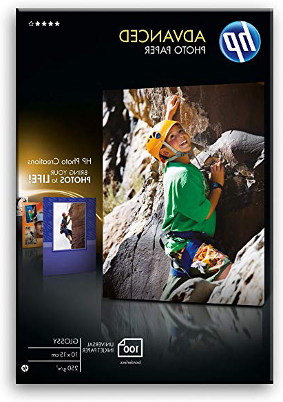 HP Advanced Q8692A - Papel fotográfico (100 hojas, 10X15 cm)