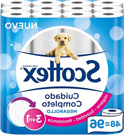 Scottex Megarollo Papel Higiénico, 48