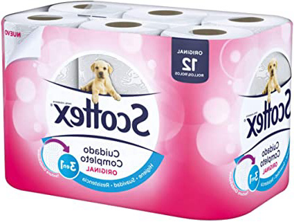 SCOTTEX papel higiénico original paquete