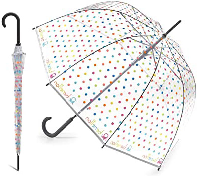 Paraguas Benetton Topos automático 84 cm