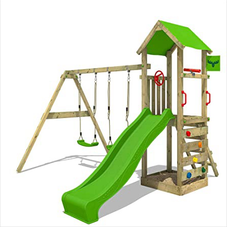 FATMOOSE Parque infantil de madera