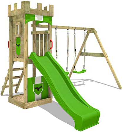 FATMOOSE Parque infantil de madera