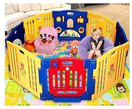 Parque de Bebe XXL 8 Piezas / Mejor Parque Infantil 2017 / Multiples Formas de Montaje