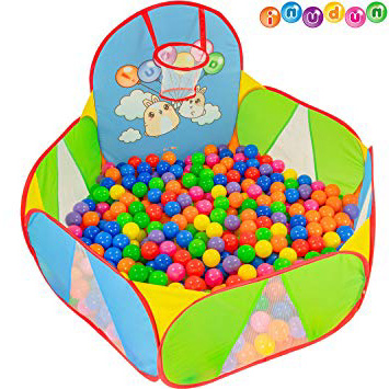 NUBUNI Piscina de Bolas : Piscina Infantil : Piscina Bolas para Parque Infantil : Piscina Bolas Bebe : Parque de Bolas : Mini Canasta Baloncesto Habitación