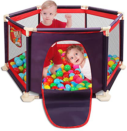 Parque de Juegos Infantil Portátil Lavable Aqua Play Center Valla con malla transpirable para bebés Bebés recién nacidos