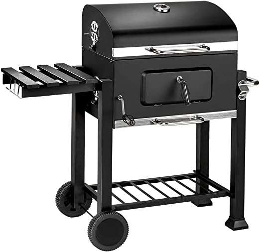 TecTake Barbacoa Barbecue Grill con Carbón Vegetal Parrilla Fumador - Varios Modelos - (Grill con carbón Vegetal 402174)