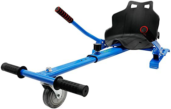 Hiboy 8435518003144, Silla Self Balancing Compatible con Todos los Patinetes Eléctricos de 6.5, 8 y 10 Pulgadas, Niños, Asiento Kart Azul, Talla Única