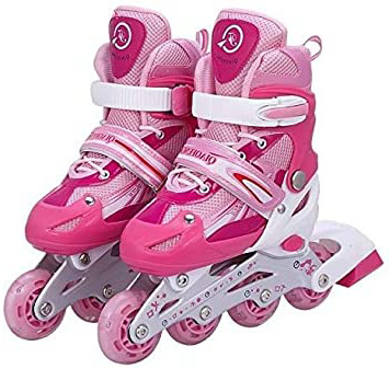 Tante Tina Patines en línea con Luces para niños - Talla Ajustable - 3 Colores Disponibles