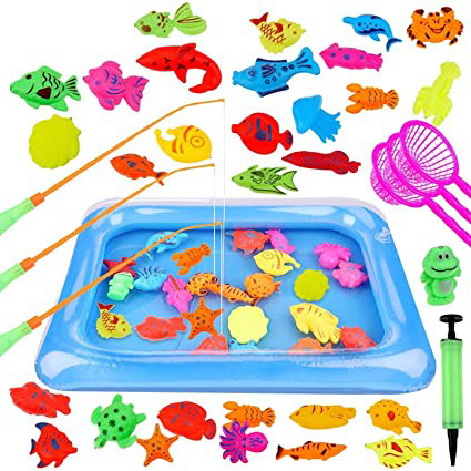 GOLDGE 42PCS Juguete de Pesca