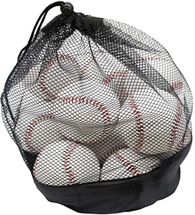 Tebery - Juego de 12 Pelotas de béisbol de tamaño estándar para jóvenes y Adultos, sin Marca y con Cubierta de Piel, para Jugadores de Edad y Profesionales
