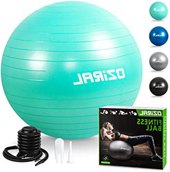 Oziral Pelota de Pilates 55cm,Anti-Burst