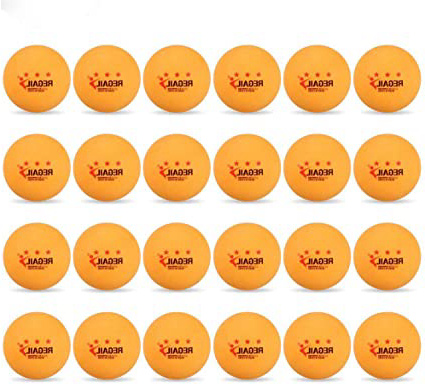 Lixada 24PCS 3-Star 40mm Pelotas de Tenis de Mesa Pelotas de Ping Pong Pelotas de Entrenamiento Avanzado para Aficionados