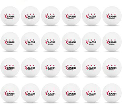 Lixada 24PCS 3-Star 40mm Pelotas