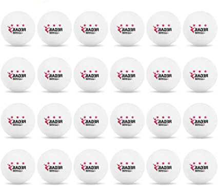 Lixada 24PCS 3-Star 40mm Pelotas