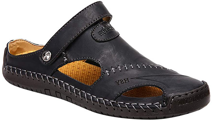 Sandalias de Cuero Casual de