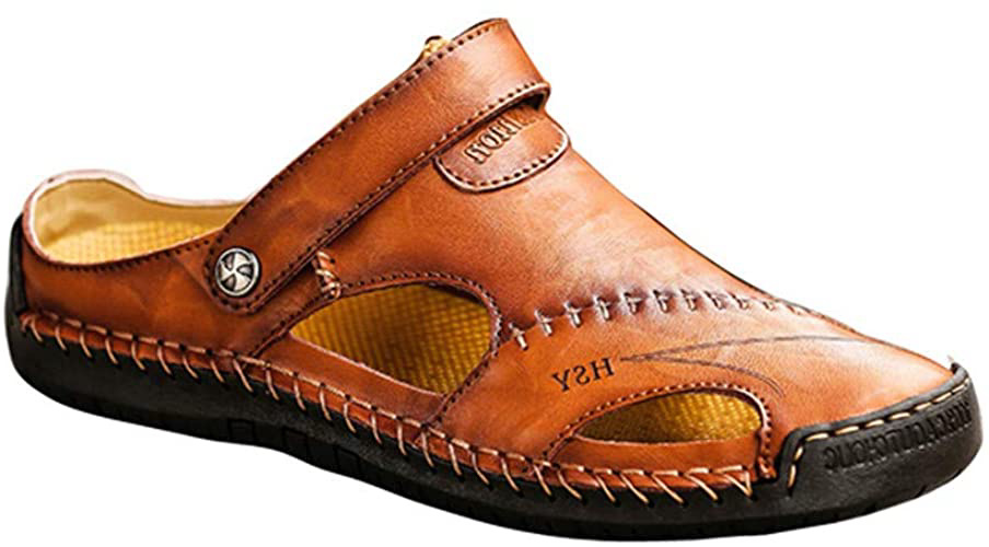 Sandalias de Cuero Casual de
