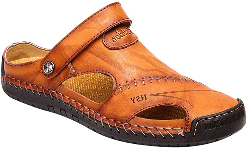 Sandalias de Cuero Casual de