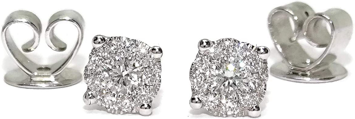 Pendientes de diamantes de 0.26cts