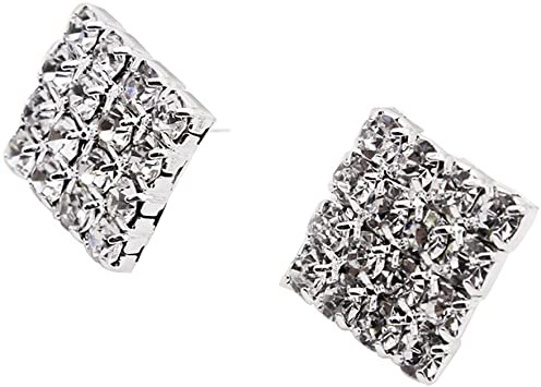 Hellery Mujeres Hombres Plata Pendientes