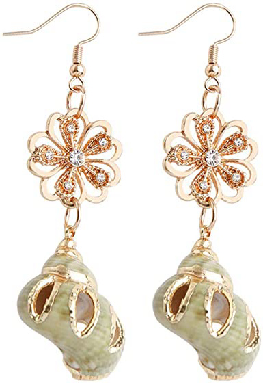 Happyyami Pendientes Colgantes de Flores
