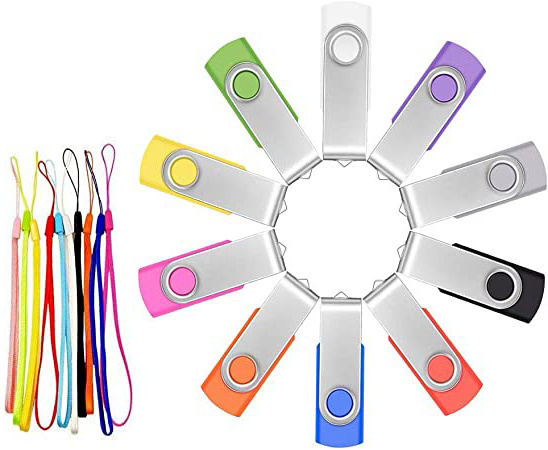 PenDrives 8GB 10 Piezas Memorias