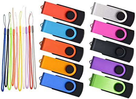 Memorias USB 8GB 10 Piezas