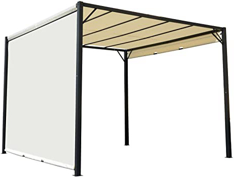 Outsunny Pérgola 3x3m Gazebo Cenador