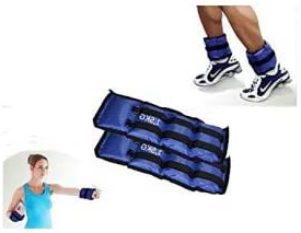 Pack de 2 pesos desde 1,5 KG hasta 4 KG para los tobillos y muñecas – Producto Fitness / Entrenamiento y adelgazamiento gimnasio en casa - mws1951 (1,5 kilogramos)