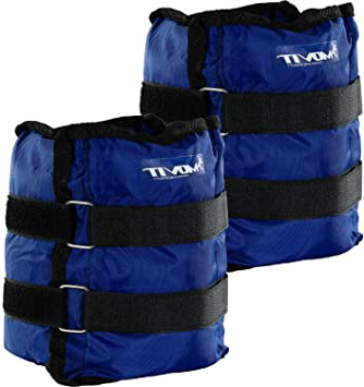 Movit® Twin Set de Pesas para muñeca/Tobillo, Peso del Brazo, Pesas de 0.5kg a 4.0kg, Ejecución de Pesas en 7 Colores/Pesas Diferentes