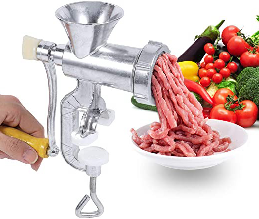 Picadora de Carne Manual Máquina de Picar Carne Salchicha para Carne y Vehículo