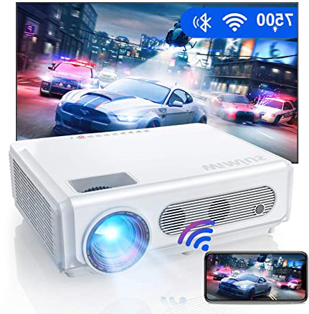 Proyector WiFi Bluetooth 1080P, WiMiUS