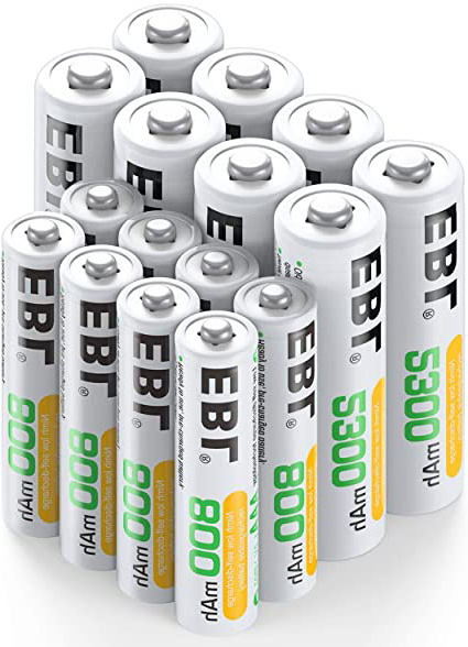 EBL 16 Pack AA AAA