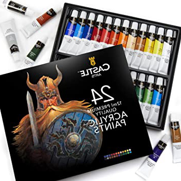 Juego de pintura acrílica para