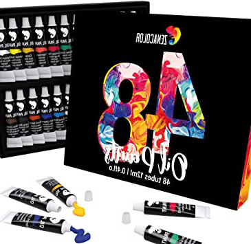 48 Tubos de Pinturas al