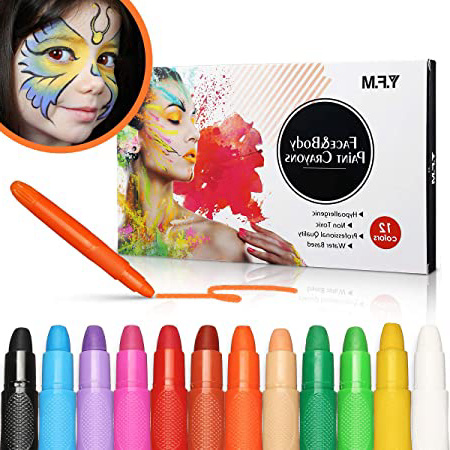 Y.F.M 12 Colores Pinturas Faciales