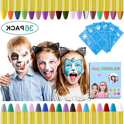 URAQT Crayones de Pintura Facial,Juego