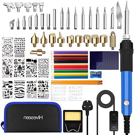 Hiveseen 76PCs Kit Pirograbador de