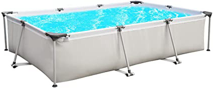 Sekey Piscina desmontable, cuadrada piscina