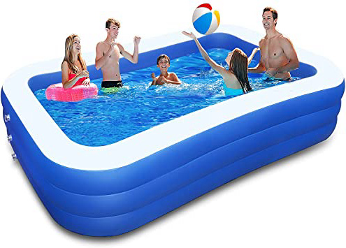 NEWUPZSI Piscina Hinchable Rectangular 305